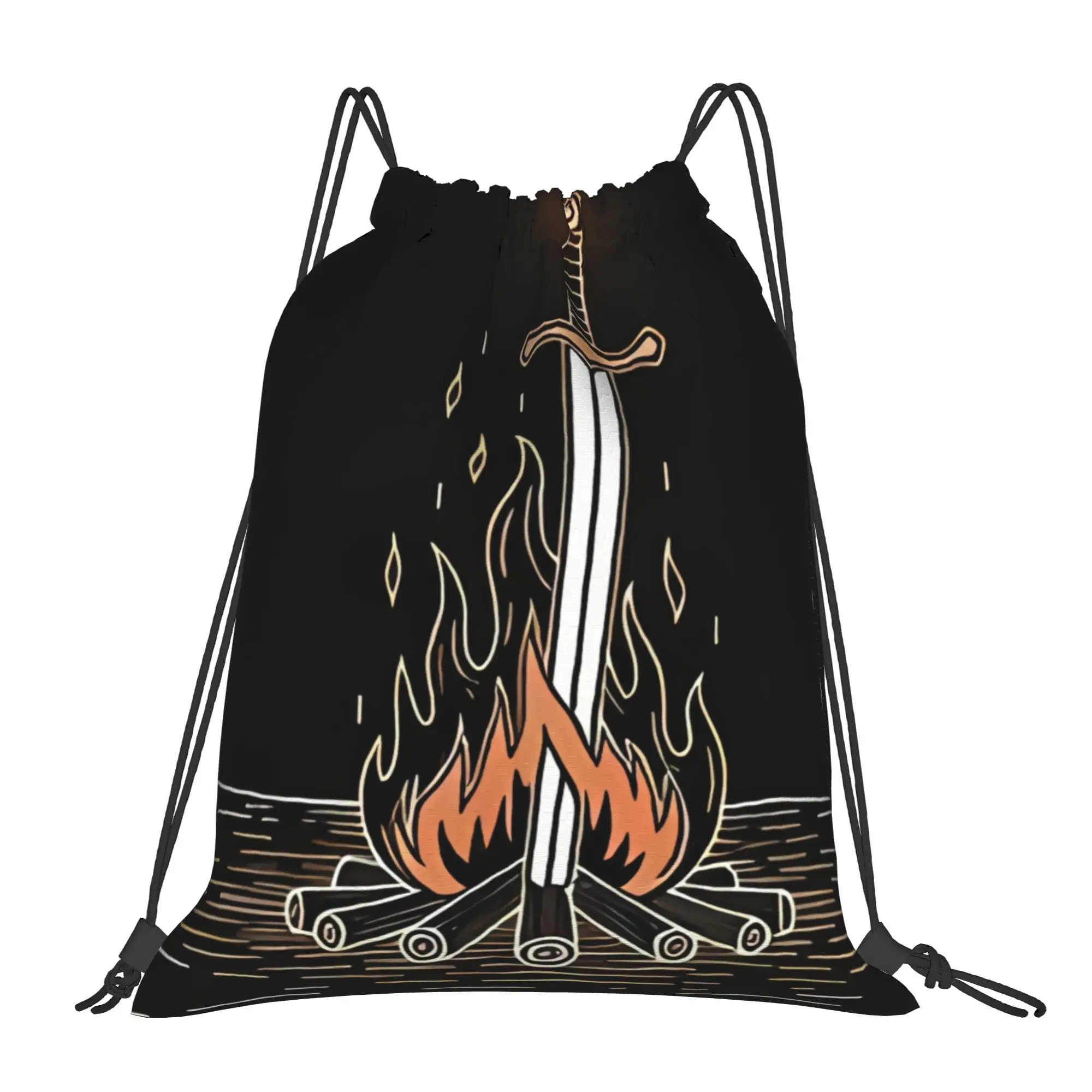 

Bonfire Lit Inspired Pixel Gamer DDark Souls Backpack Ladies Daily mochila Large Capacity Laptop Bag Back To School Season
