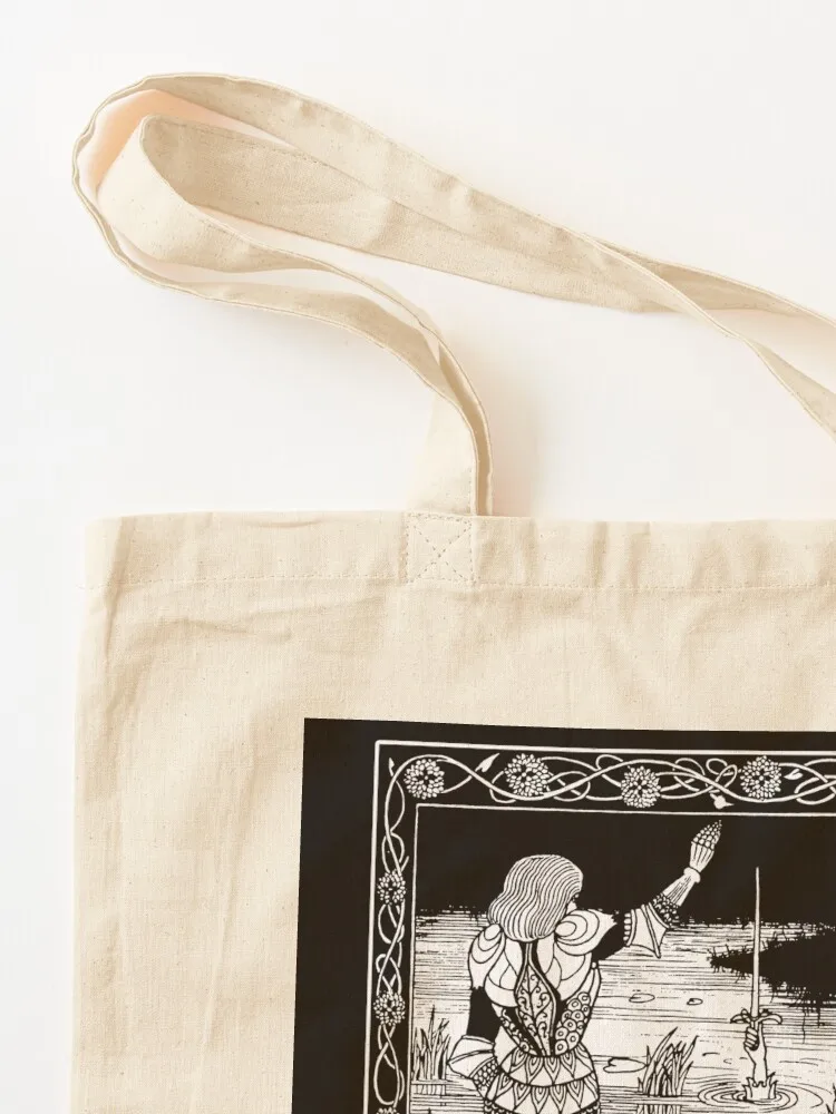 King Arthur, Excalibur Legend Design, Arthurian Gift, Myths and Legends Tote Bag Shopper bag Women's shopper Big bag