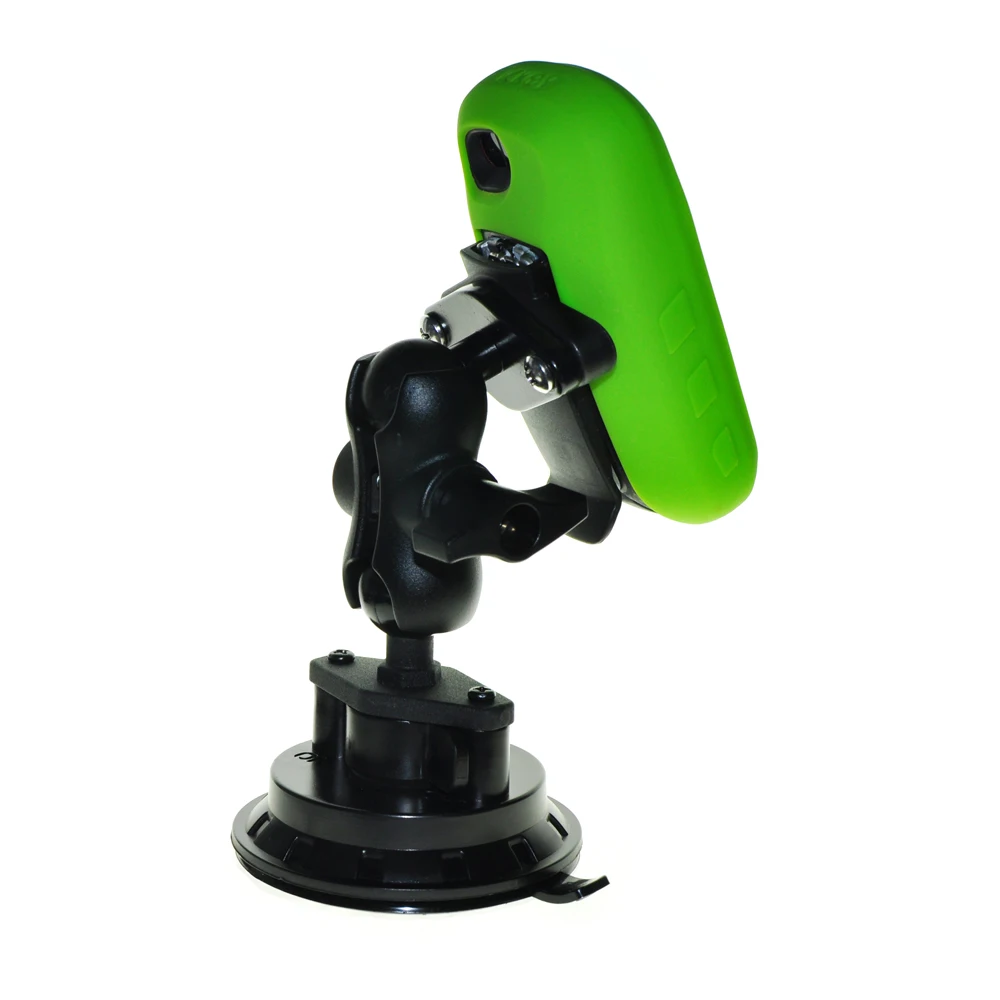 Silicone Case +Double Socket Arm + Twist Lock Suction Cup+ Ball Mount Bracket for Garmin Oregon 750T/700/600/600T/650T/750