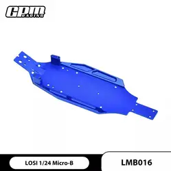 GPM 7075 Alloy Chassis Plate For LOSI 1/24 Micro-B 2WD Buggy LOS-1766 RC Parts LMB016