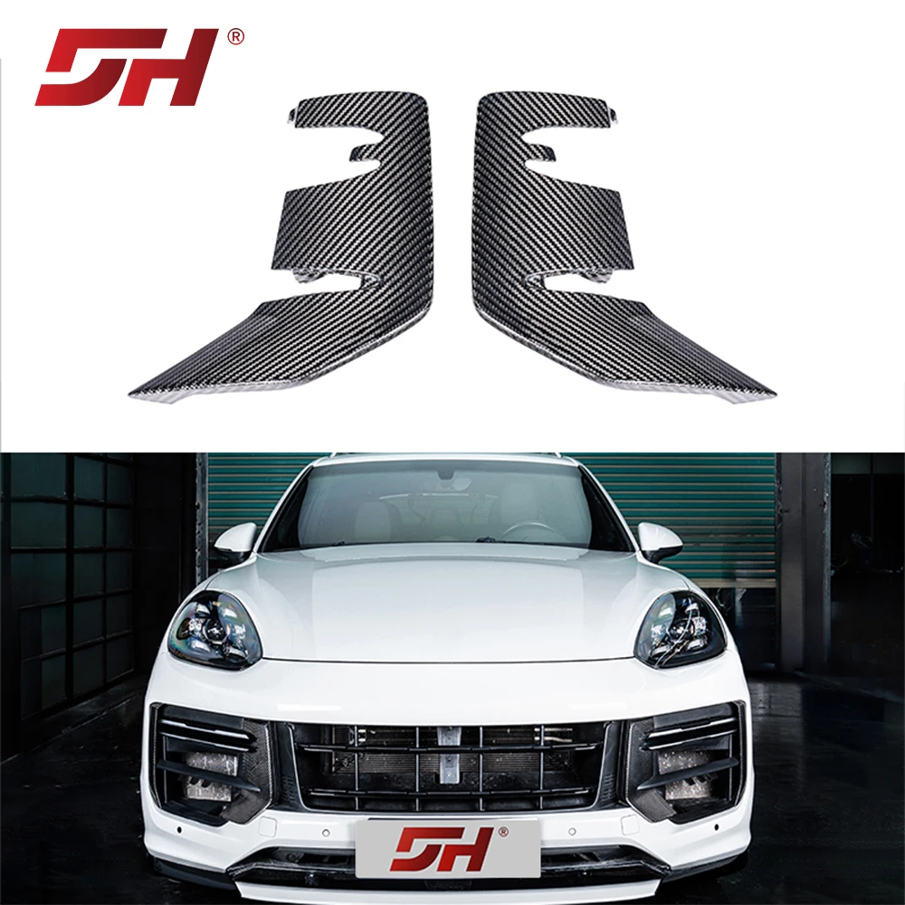Automotive Carbon Fiber Front Bumper Grille Frame Suitable for Porsche Cayenne 9Y0.2 Turbo GT 2024-UP
