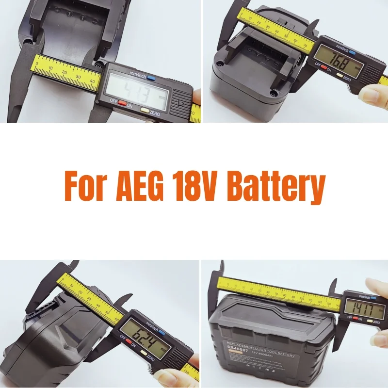 R840087 For AEG 18V Battery Lithium-Ion Battery For RIDGID R840085 L1815R L1850R L1830R R840083 Series Cordless Power Tool