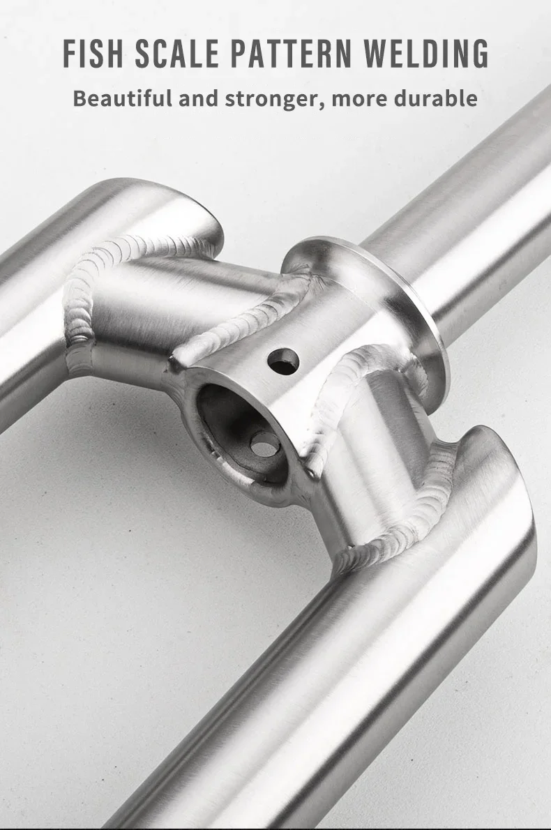 Gr9 Alloy MTB Mountain Bike Titanium Bicycle Fork with IS/PM Disc Brake V Brake