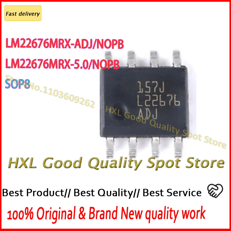 LM22676MRX-ADJ/NOPB LM22676 L22676 L22676-ADJ L22676-5.0  SOP-8 10PCS