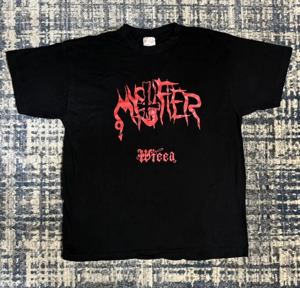 Vintage 2000s Mystifier Wicca T Shirt XL BlackSarcofago Blasphemy Beherit