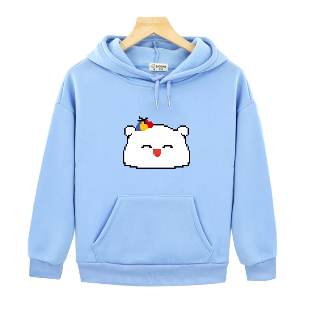 Smii7y Cartoon Hoodies Casual Long Sleeve Sudadera Sweatshirts Boys Girls Children Kawaii Pullovers Comfortable Fleece Outerwear