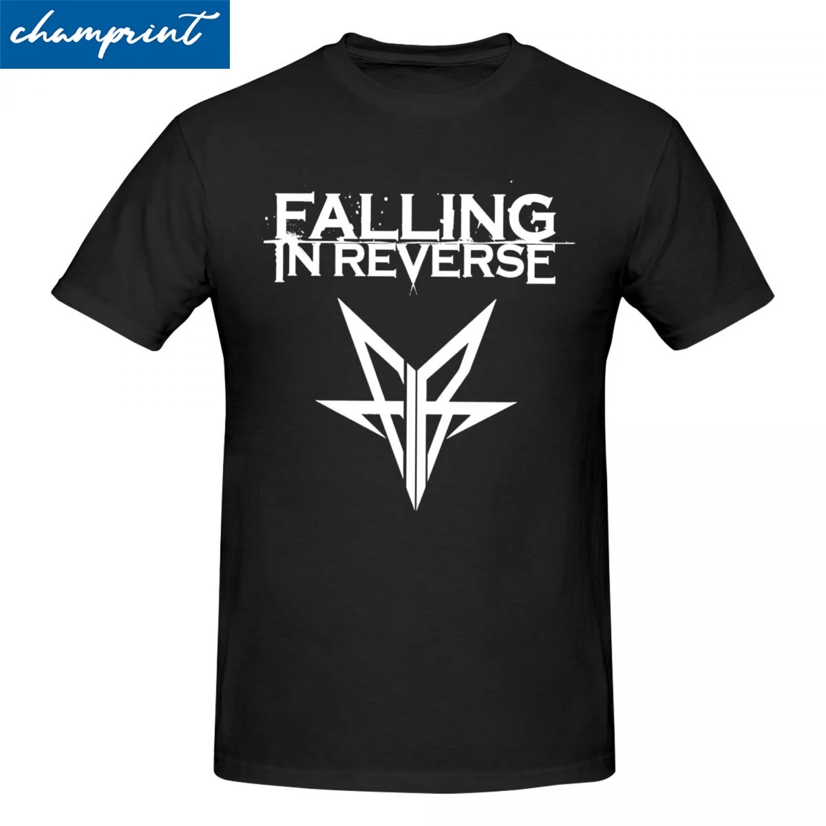 Men Women's Falling In Reverse T Shirt Music Metal Punk Metalcore Pure Cotton Clothing Novelty Short Sleeve Tee Shirt T-Shirts