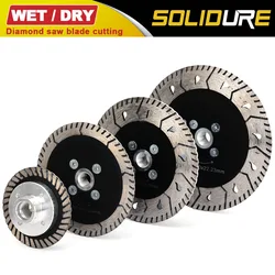 125mm or 150mm with Flange Diamond Grinding and Cutting Blades Tool Turbo Segmented Stone Cutting For Granite Sandstone