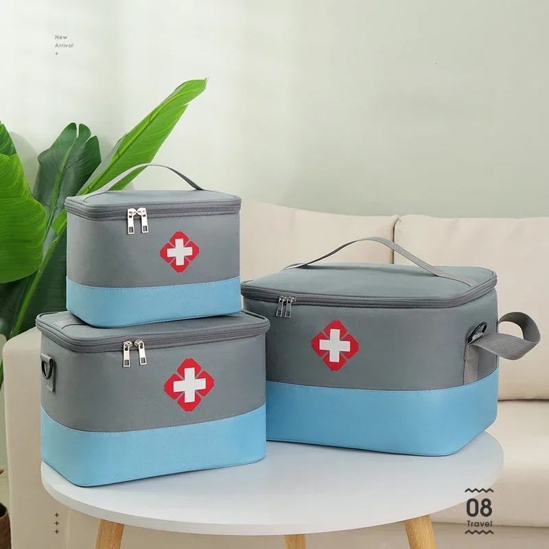 Multifuncional Medical Travel Packing Cube, portátil First Aid Supplies Storage Bag, desinfetante água Iodophor Organizadores Pouch