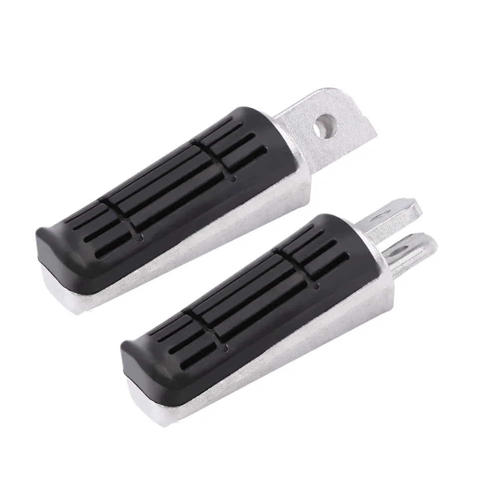 2pcs Complete Kit Motorcycle Foot Pegs Spring Pins Mounting Hardware Front Foot Pegs Hardware Kit Driver Footrest Assembly