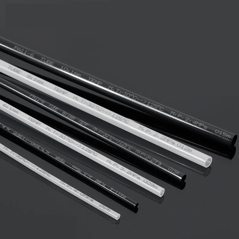 1 Meter PA Nylon Tube Pneumatic Tubing Air Hose High Pressure Oil Pipe Diameter 4 6 8 10 12mm