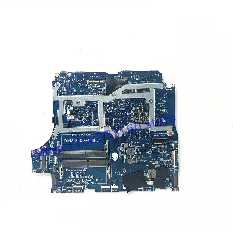 

CN-09YV3R 09YV3R 9YV3R для DELL G15 5515 с процессором Ryzen 7 5800H LA-K453P, материнская плата для ноутбука GN20-E3-A1 RTX3060, 100% протестировано, хорошо