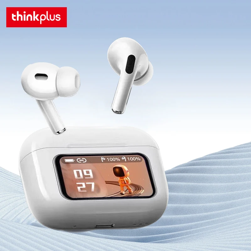 Thinkplus   Wireless Headset Bluetooth Earphones  High-definition LCD Multifunctional Interactive Touch Screen