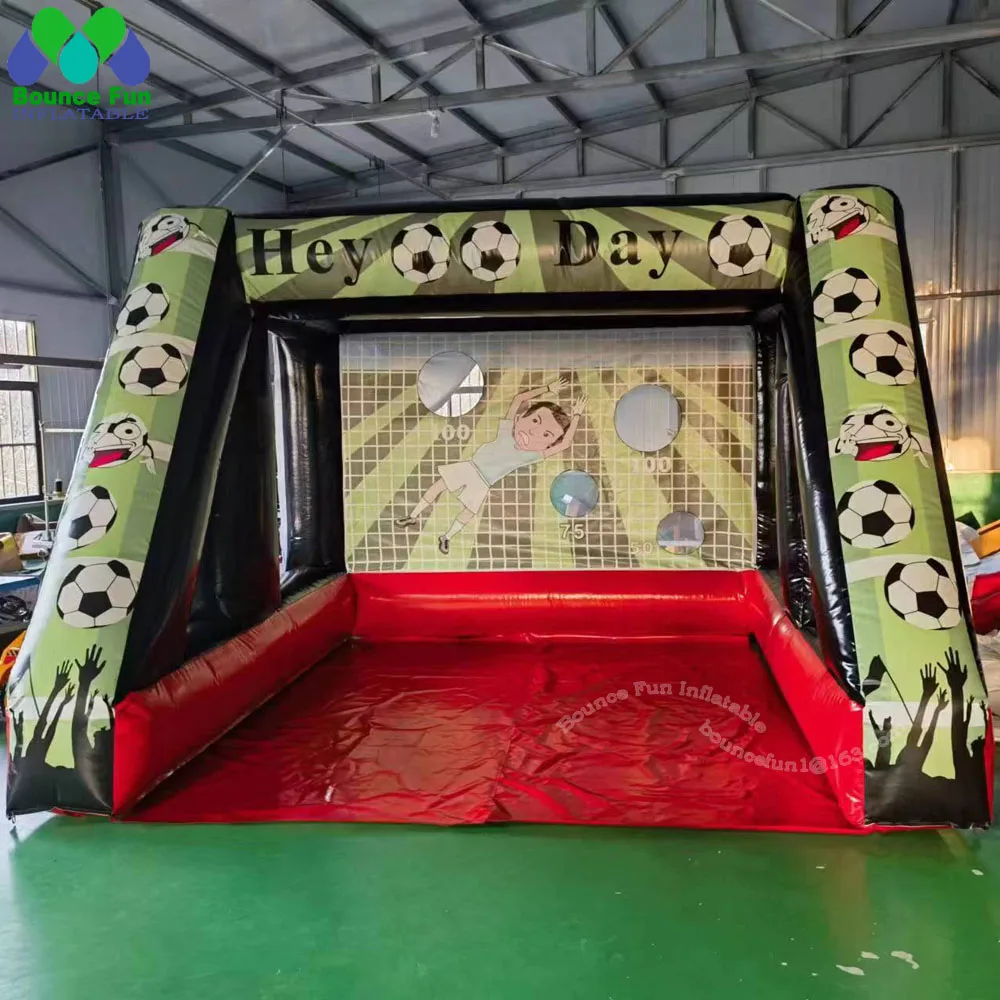 

Free Air Shipping Portable Inflatable Penalty Shootout Game Inflatable Soccer Target Kick Football Toss Goal For Amusement