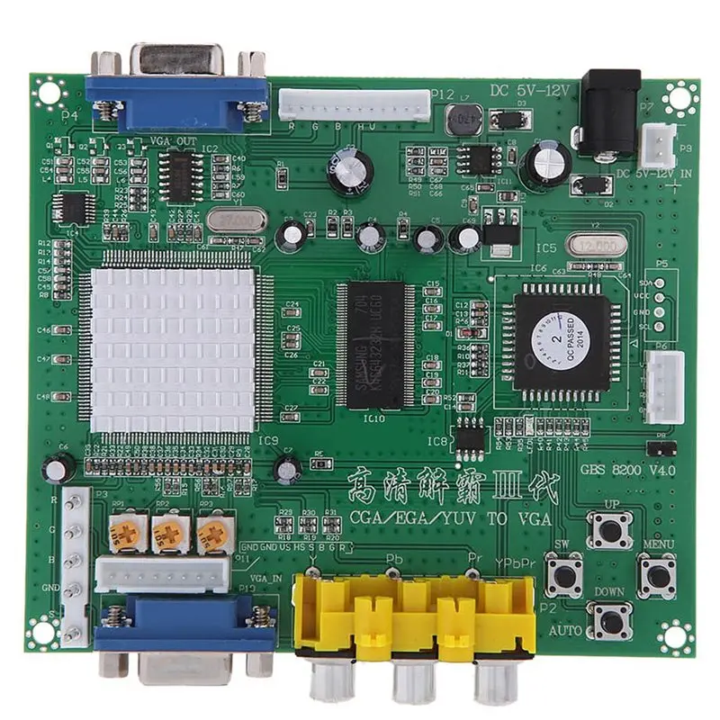 

CGA/EGA YUV/RGB To VGA Arcade Game Video Converter 5V Active Low 1 Channel Relay Module Board For 15/24/31K Portable