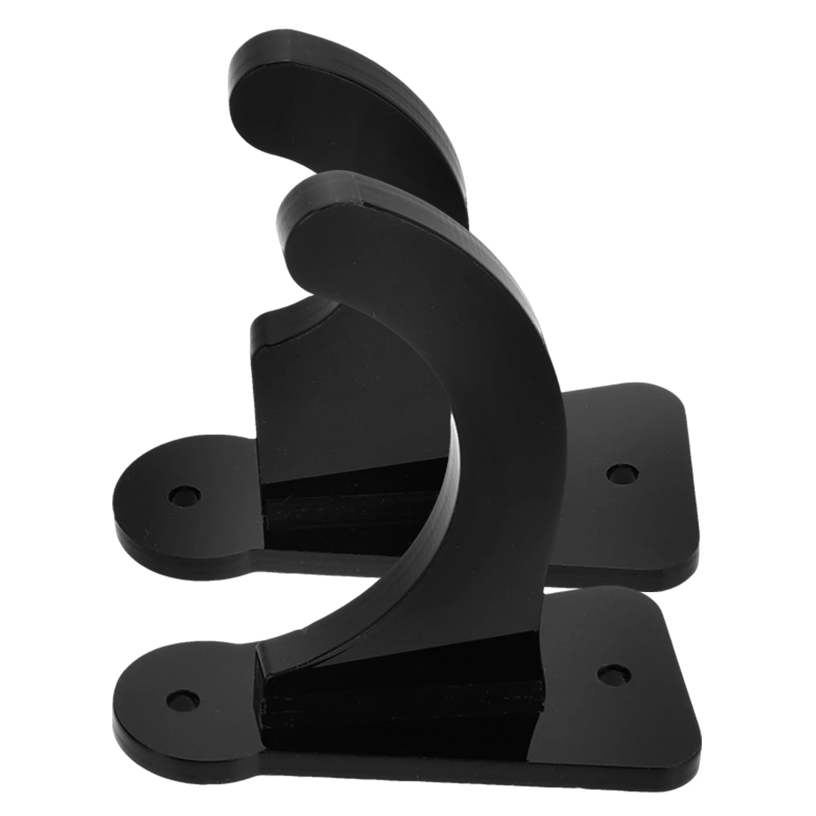 Monitor Stand Baseball Bat Wall Mount Bracket Holders for Bedroom Display Storage Black