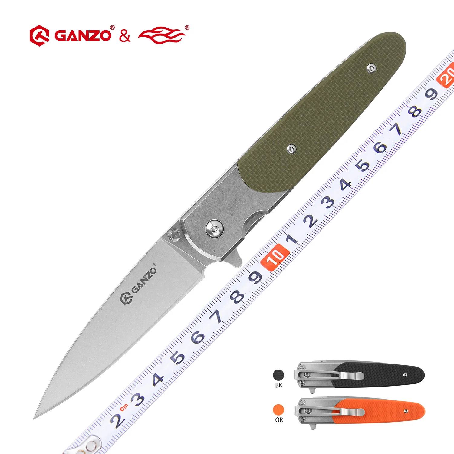 

Складной нож FBKNIFE Ganzo G743-2 с лезвием из стали 440C и рукоятью из G10 для выживания, кемпинга, охоты, EDC, активного отдыха