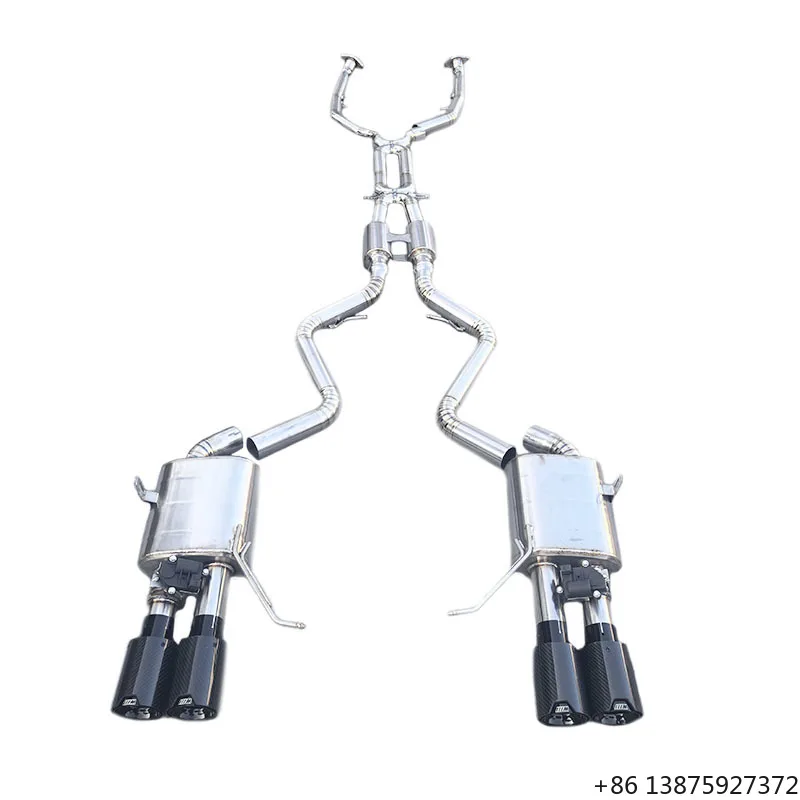 

Dual X Midpipe Catback for M3 E92 V8 4.0l 2008-2013 Titanium Valvetronic Exhaust Muffler With Resonators