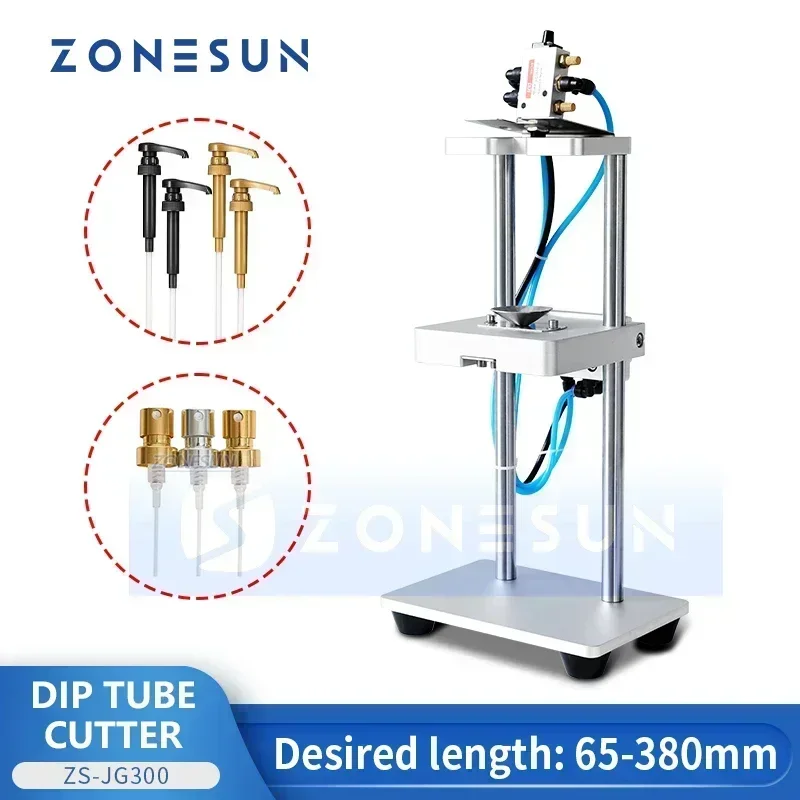 ZS-JG300 Semi Automatic Pneumatic Perfume Pump Sprayer Plastic Tube Dip Tube