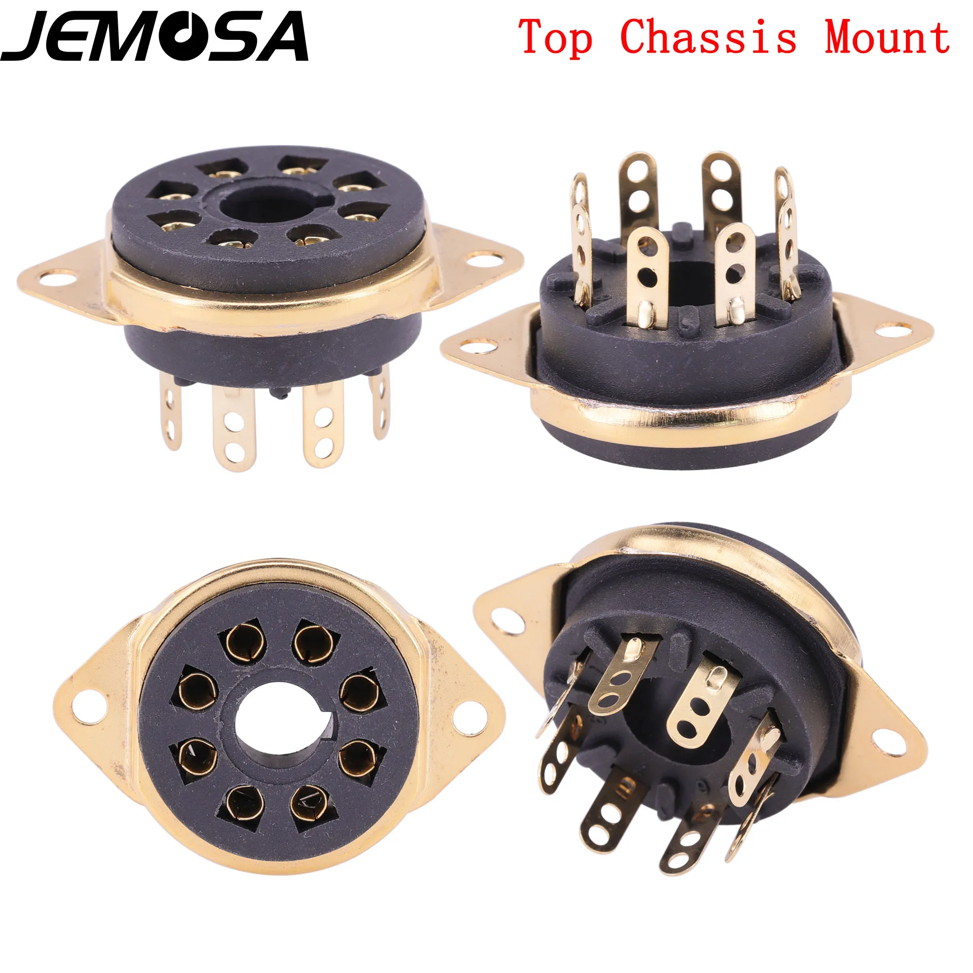 GZS8-B de tubo de baquelita de 8 pines para KT88, 6SN7, 6V6, 6L6, 6N8P, 6SL7, GZ34, 6CA7, EL34, tubo de vacío, amplificador de Audio HIFI DIY