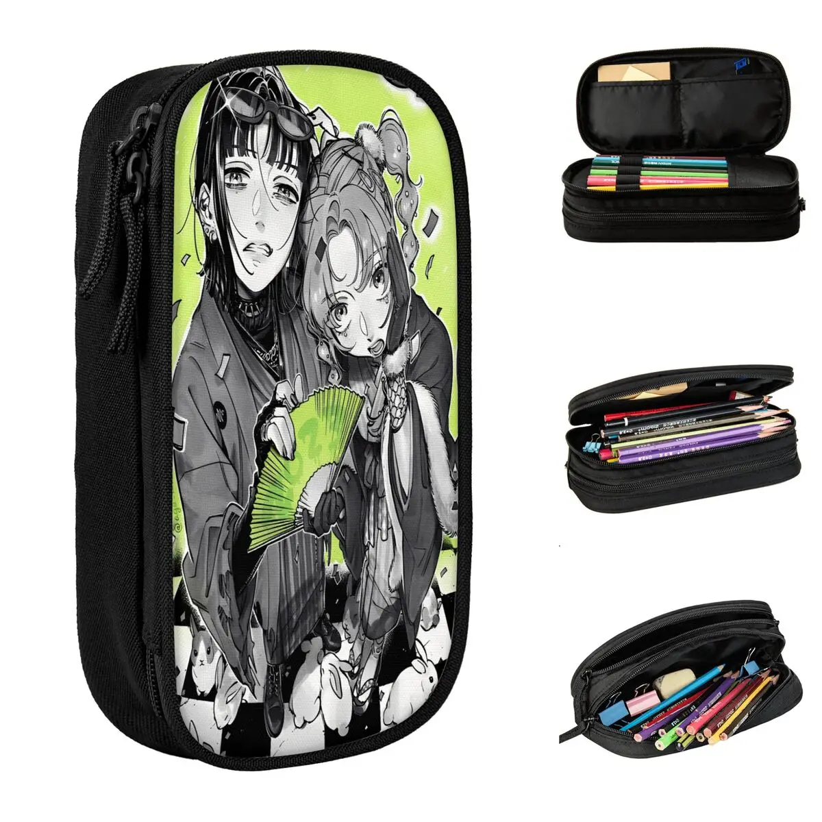 

Large Capacity Pencil Case The Guy She Was Interested In Wasnt A Guy At All Double Layer Pencil Box Women Make Up Bag Gift