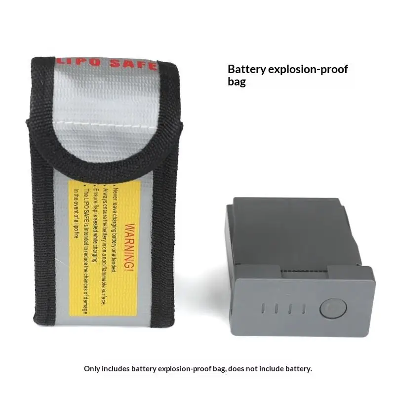 Fireproof Explosionproof RC LiPo Battery Safety Bag Safeguard Charge Sack For Charge & Storage 125*64*50mm