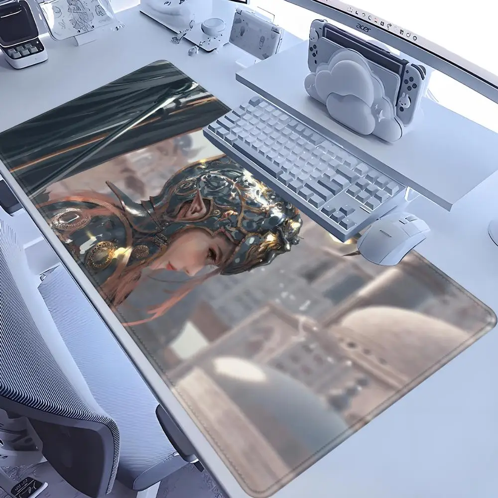 

Animation GhostES B-Blade Mousepad Large Anti-Slip Mouse Pad Stitched Edges Mat Durable Desk Laptop Gaming Keyboard Pad XXL