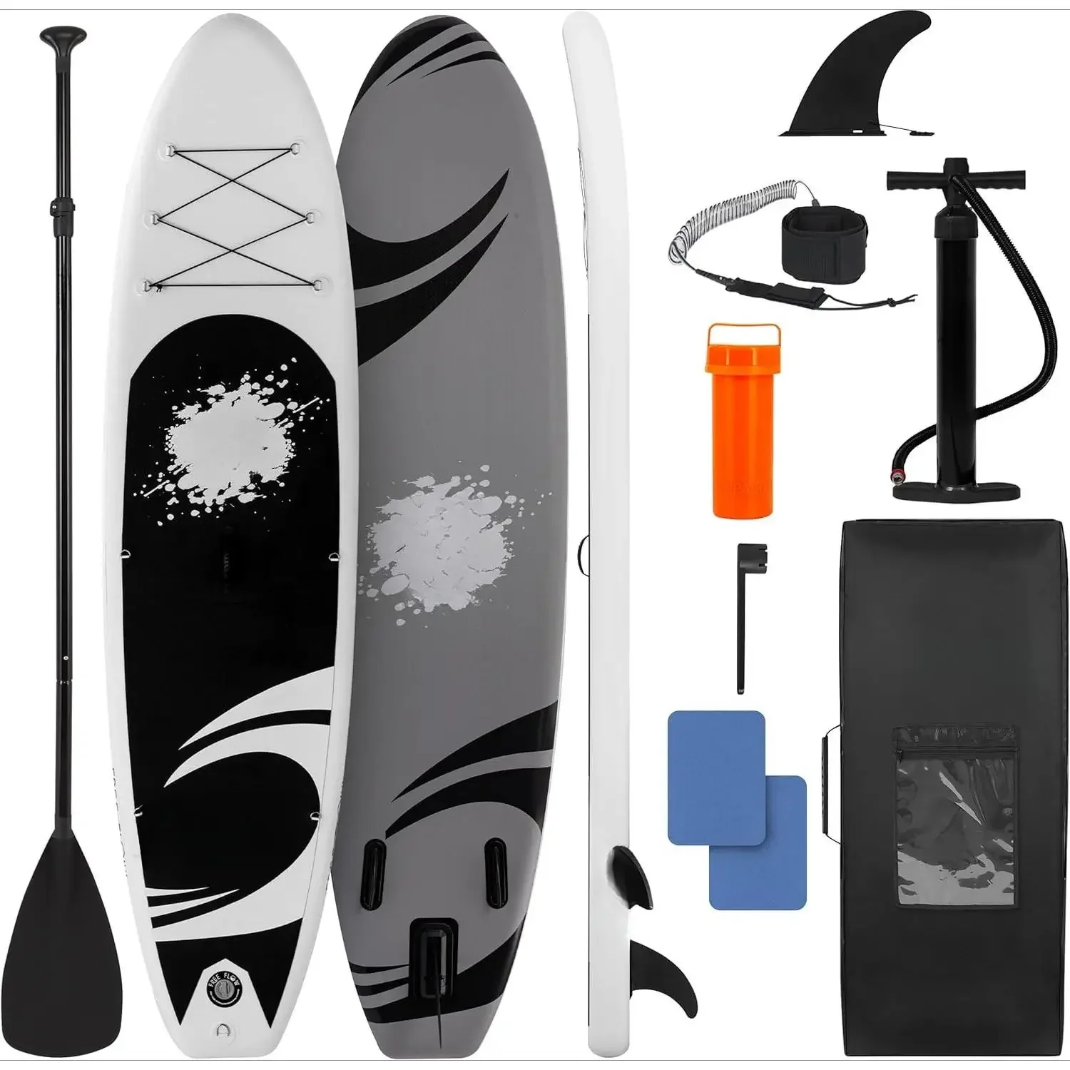 กระดานยืนพายแบบเป่าลม YOU พร้อมอุปกรณ์ SUP ระดับพรีเมียม – ดีไซน์กว้างและมั่นคง พร้อมแผ่นรองพื้น EVA กันลื่นสำหรับผู้ใหญ่