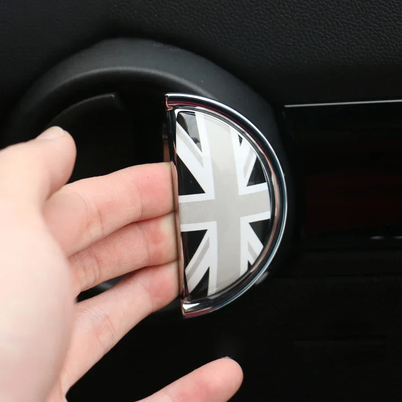 For MINI Cooper S JCW R55 R56 R60 R61 F55 F56 F60 Countryman Car Door Handle Sticker 3D Crystal Epoxy Car Interior Decoration