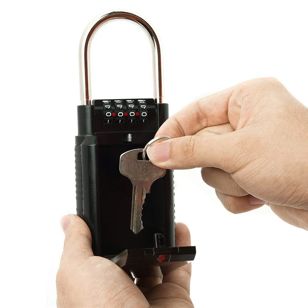 Ombination Lock Box Schlüssel Aufbewahrung schloss 4-stellige Zahlens chloss wasserdichte Schlüssel Passwort Box