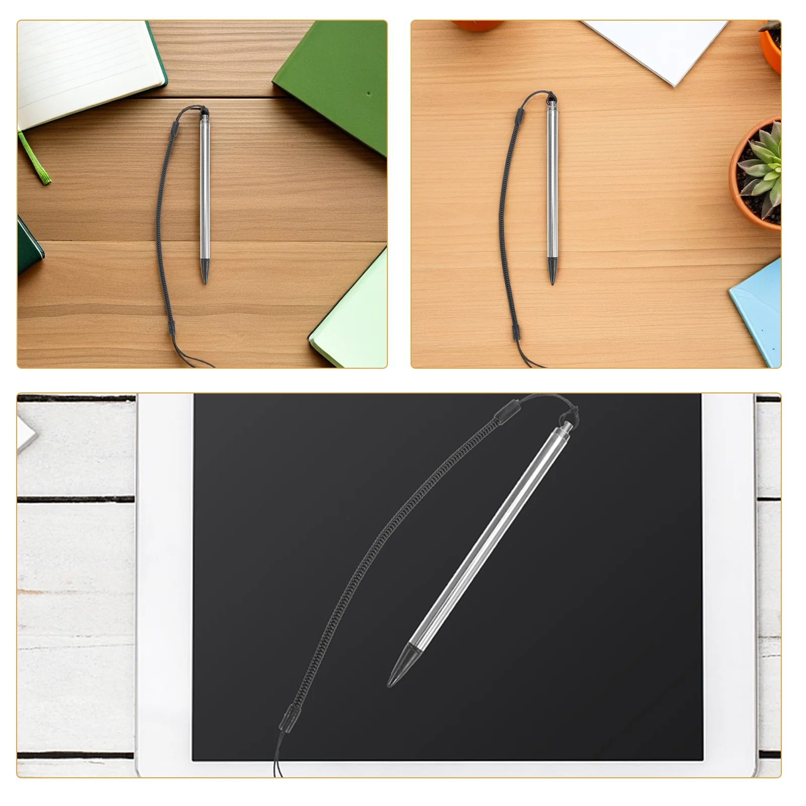 

5Pcs Touchscreen Stylus Pens High Precision Fine Tip Spring Coil Design Screen Friendly Tablet Phone Drawing Pen