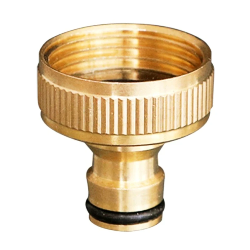 Brass Garden Water Adapter 1 Inch Thread Faucet Quick Connector Hose Water Guns