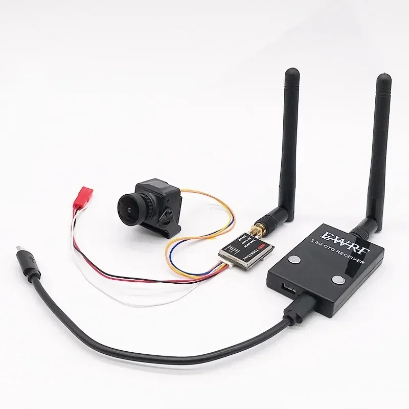 Ready to use 5.8G FPV UVC Receiver Video Downlink OTG VR Android Phone+200/600mW Transmitter+CMOS 1200TVL Camera For RC Drone