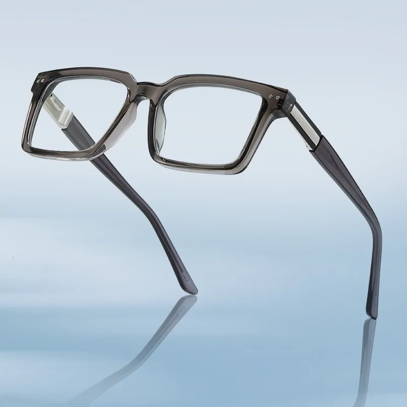 TR90 남성 여성 사각 컴퓨터 안경 안티 블루 라이트 처방 완성 근시 안경 -0.5 -1 -1.5 -2 -3 -4 -5 -6