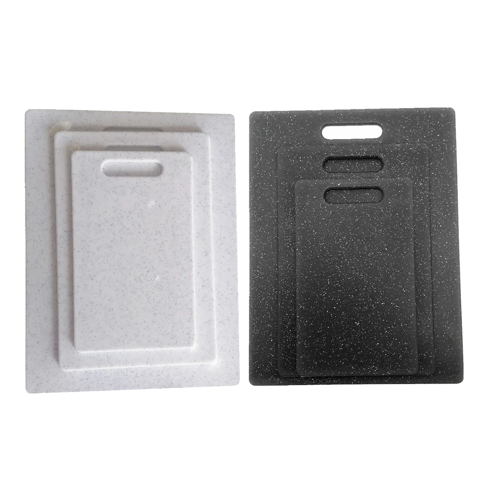 1PC/3PCS Imitation Marble Plastic Cutting Board Three Piece Set Cutting Board Plastic Cutting Board