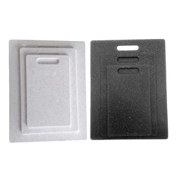1PC/3PCS Imitation Marble Plastic Cutting Board Three Piece Set Cutting Board Plastic Cutting Board