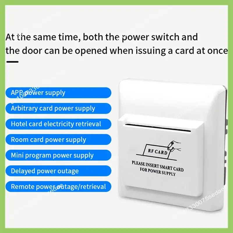 Ahorro de energía Bluetooth Y19A, interruptor de ahorro de energía Tthotel, tarjeta RFID de 13,56 Mhz, Control por aplicación, ahorro de energía para Hotel y apartamento
