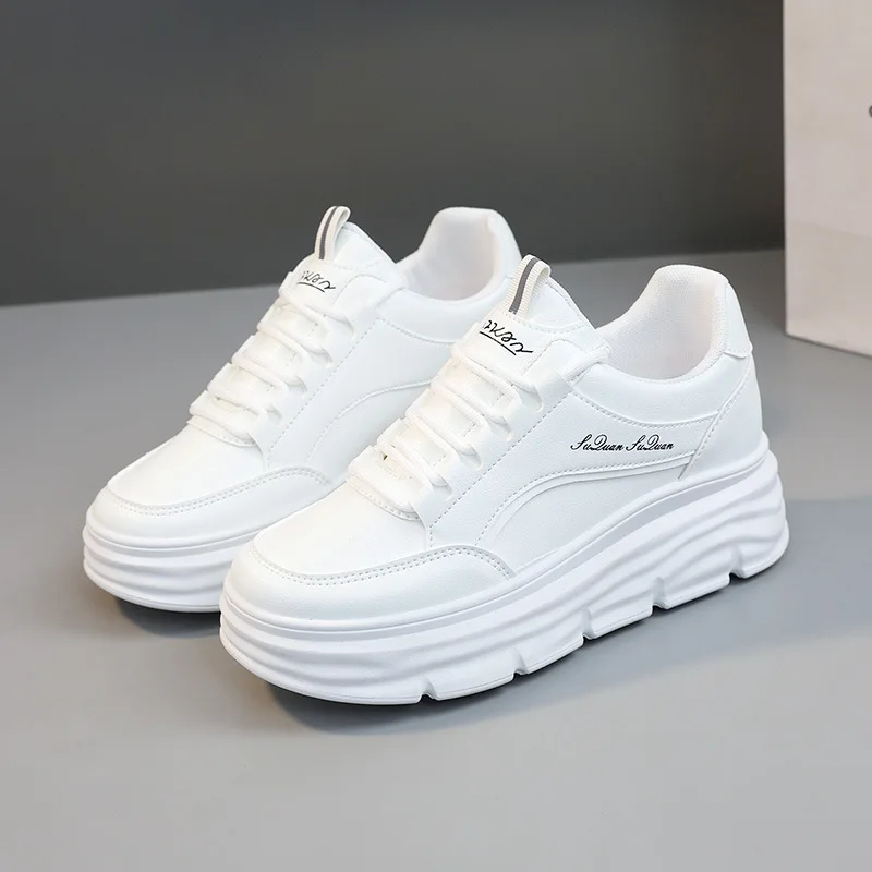 Designer Merk Dames Sneakers 2024 Nieuwe Ademende Platform Vrijetijdsschoenen Dames Dikke Sleeschoenen Flats Schoenen Veelzijdige Mujer