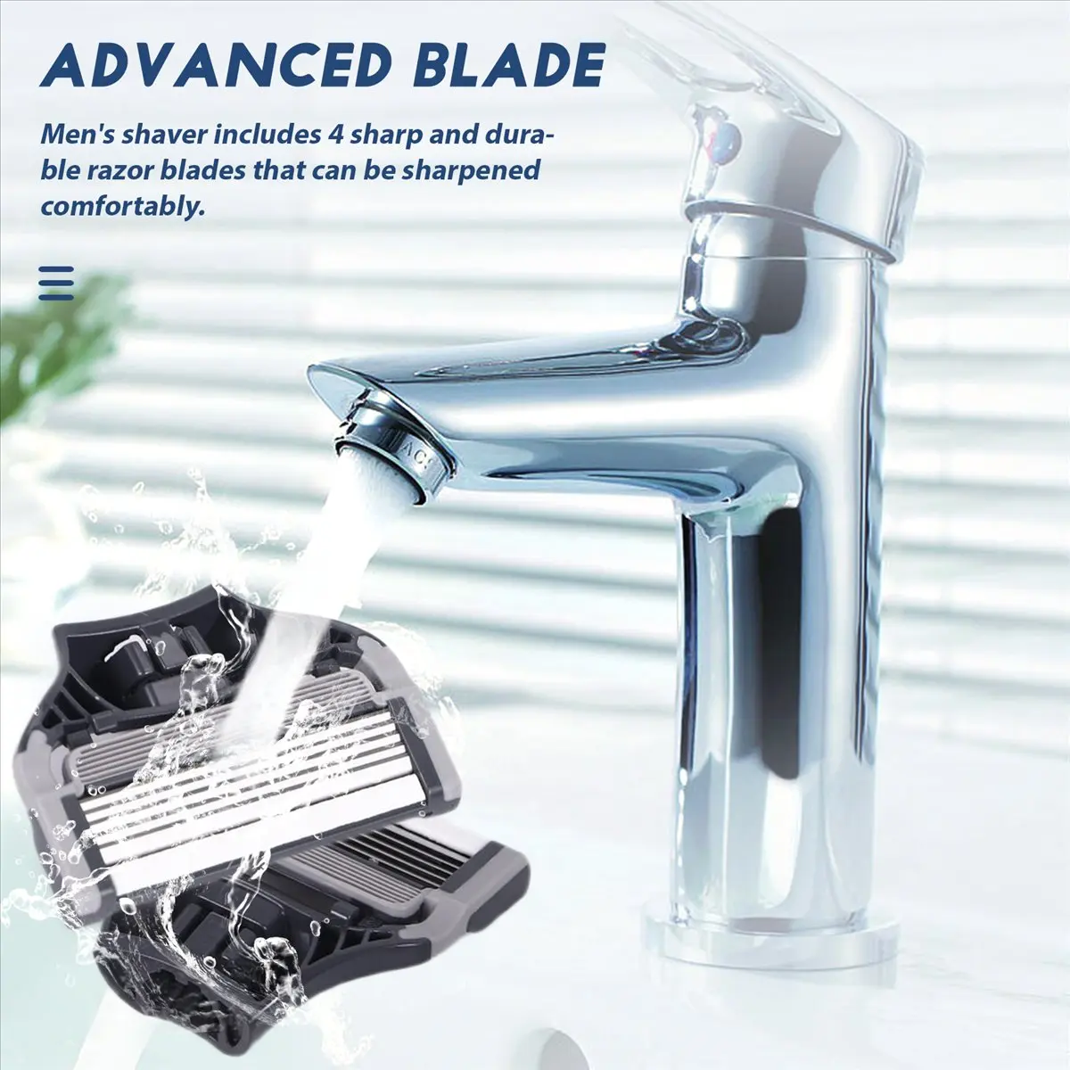 

(A75U) For Harrys Men'S Shaver Heads Shaver Replacement Heads Manual Razor Blades