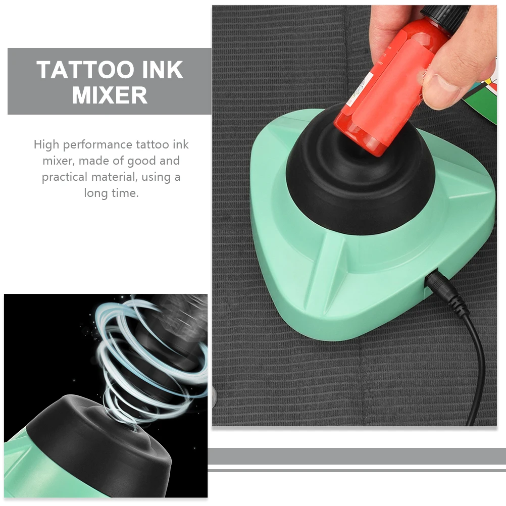 

Mini High Convenient Paint Mixer Vibration Tattoo Ink Mixer Portable Paint Shaker Green Small Size Practical Tool for Artists