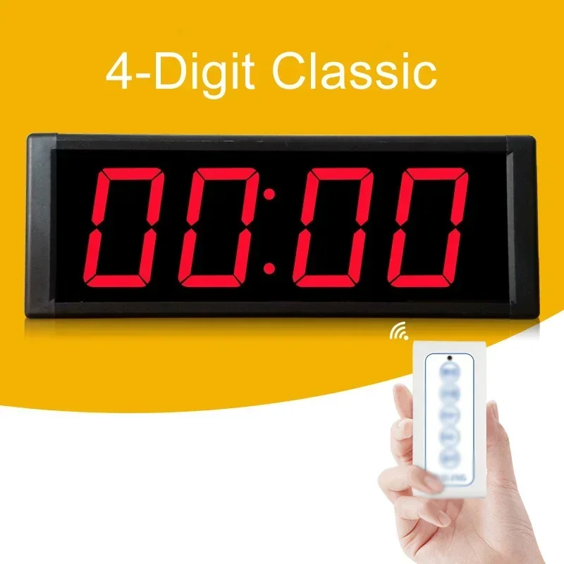 

Новинка 2025 года, электрический светодиодный электронный таймер, спортивный игровой таймер обратного отсчета, портативный таймер для баскетбольных игр, игровое табло с большим экраном