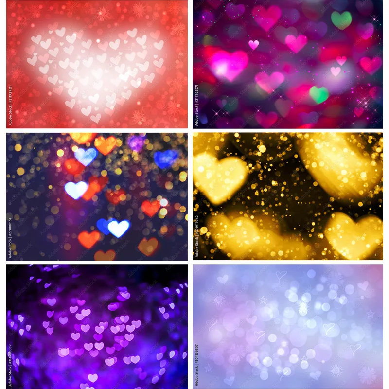 

SHUOZHIKE Art Fabric Bokeh Photography Backdrops love Glitter Facula Light Spot Photo Background Studio Photocalls Props GB-03