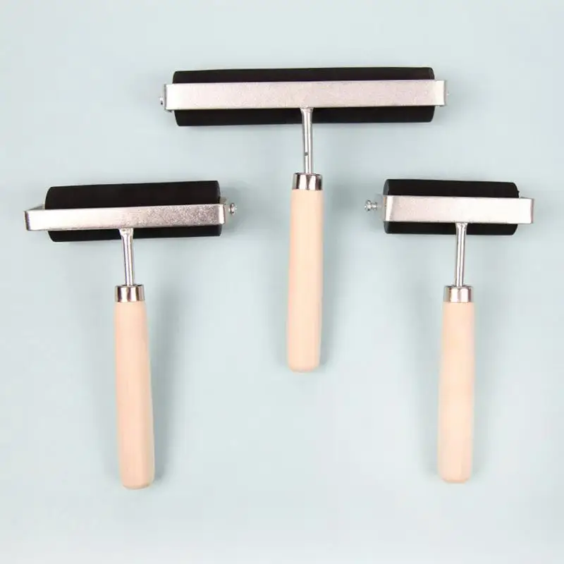 Printmaking Roller Art Ambachtelijke Olieverfgereedschap Rubber Behang Roller Stempelen Inkt Gereedschap Lijm Roller Hobby Olie Lijmen Tool Art