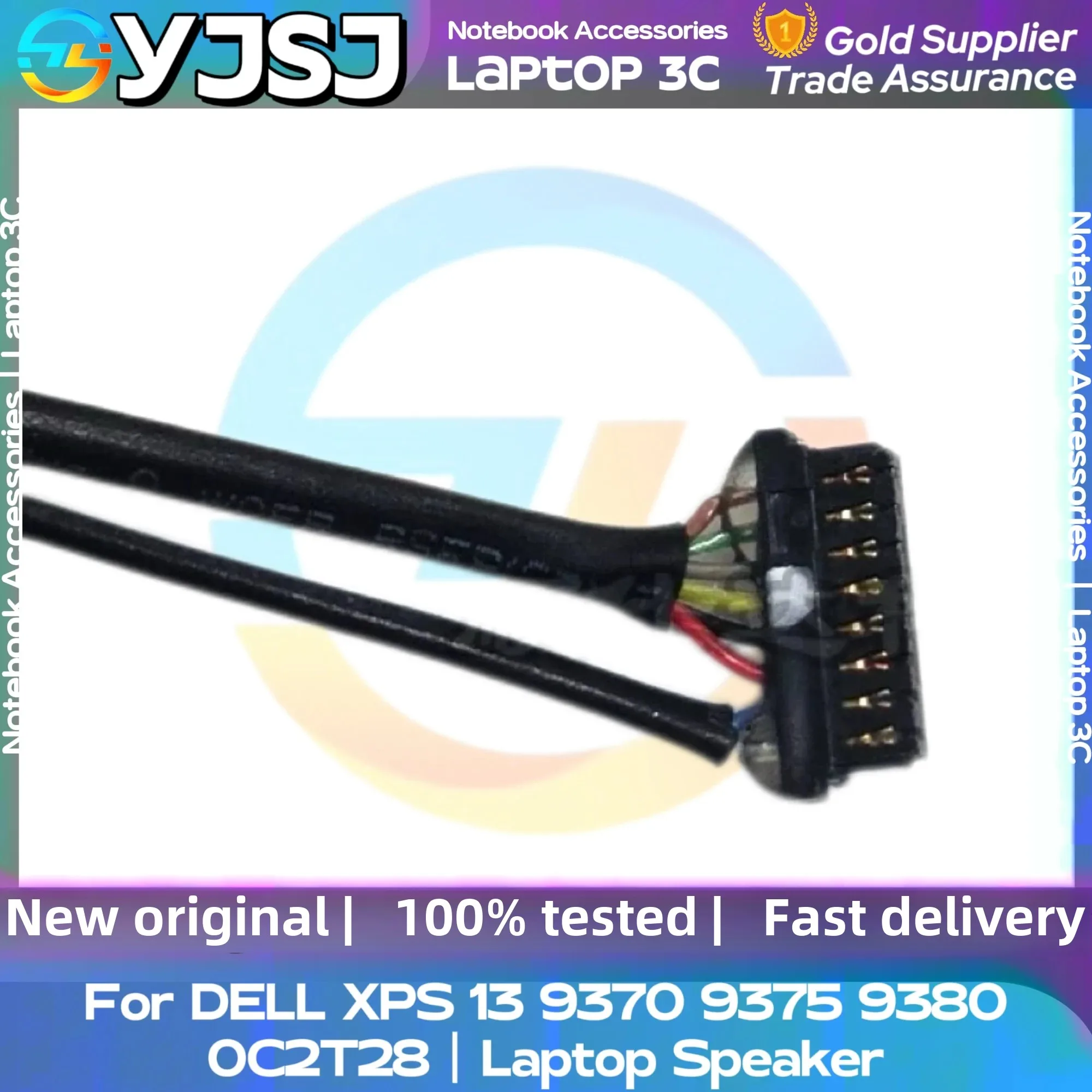 Novo alto-falante original genuíno para laptop dell xps 13 9370 9380 xps13 7390 9305 alto-falante embutido buzina áudio pk23000vl00 0c2t28