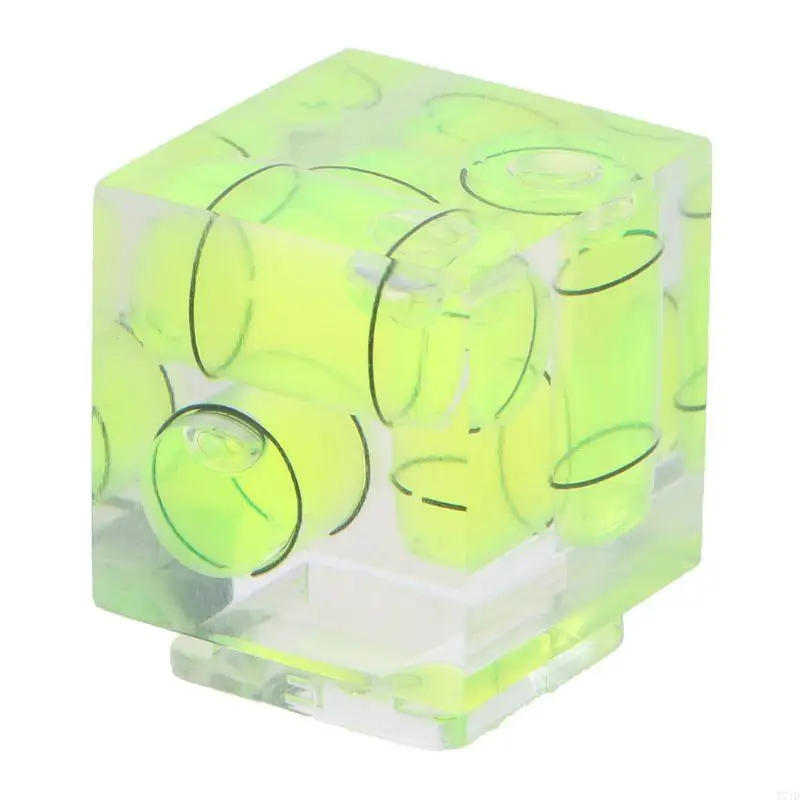 77JD Square Acrylic Spirit Mini Level Bubble Camera Bubble Level Untuk