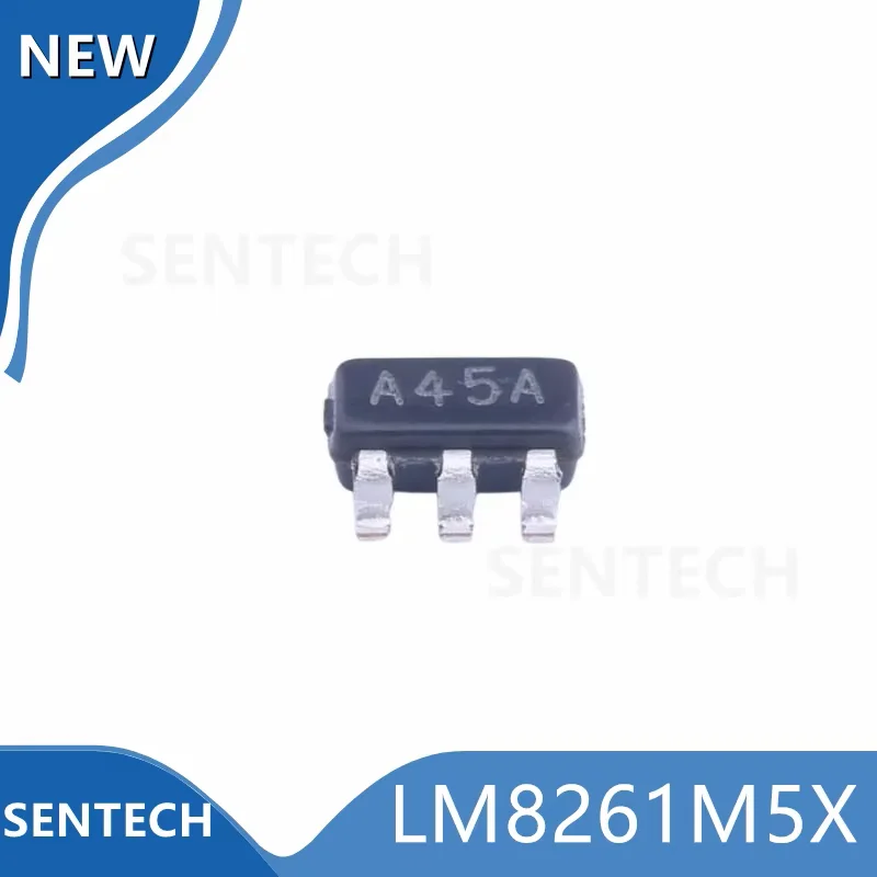 

10 шт. новый оригинальный LM8261M5X SOT-23-5 RRIO, высокий выходный ток и бесконечная емкость грузоподъемника, операционный усилитель