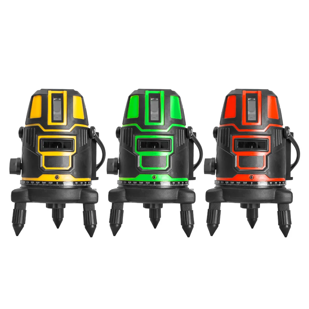 

High-Precision Engineering Surveying And Mapping Instrument Cross Laser Level 5 Lines Self-Leveling Measuring Tool With Battery