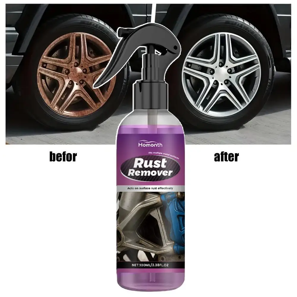 Spray multiusos para eliminar el óxido, inhibidor suave del óxido del metal para ruedas de coche, herramientas, muebles, fórmula anticorrosiva, 1 ud.