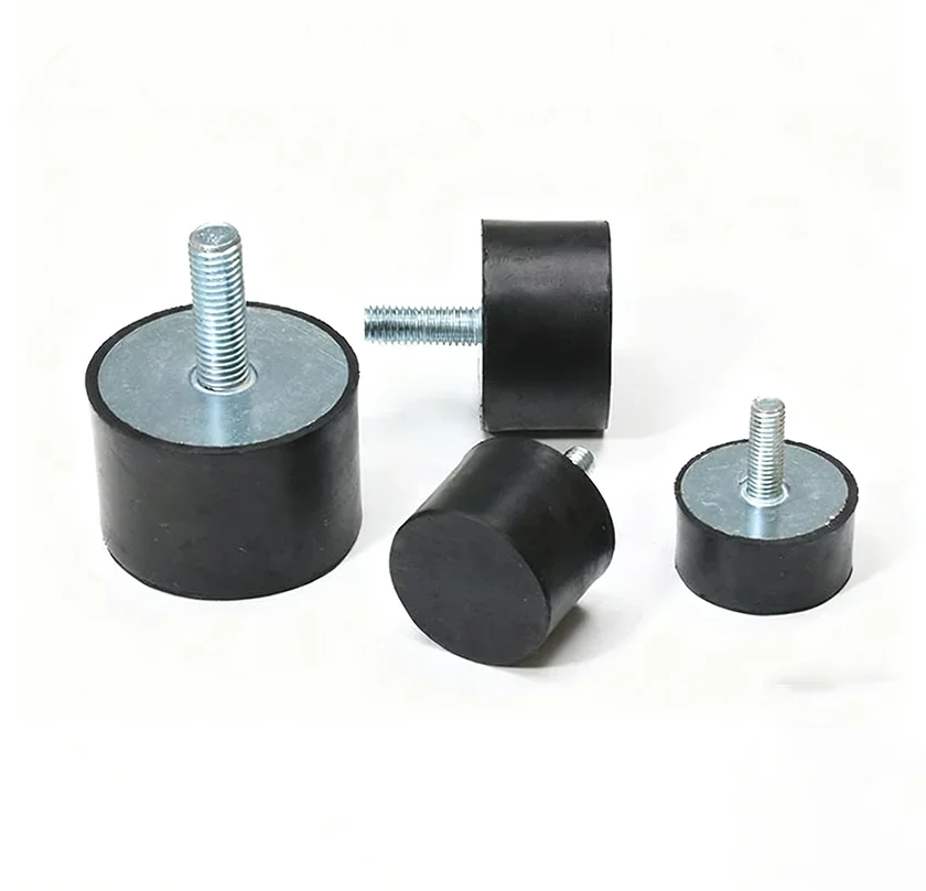 2Pcs M3-M10 Rubber Shock Absorber Mounts Anti Vibration Isolator Damper Bobbin Type VE For Water Pump Air Compressor Generator