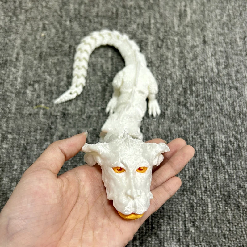 3D プリントドラゴン回転可能な関節ドラゴン関節可動性シミュレーションモデルオフィスデスクトップ装飾家の装飾おもちゃギフト